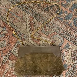 Vintage Salvatore Ferragamo Purse with Gold Chain